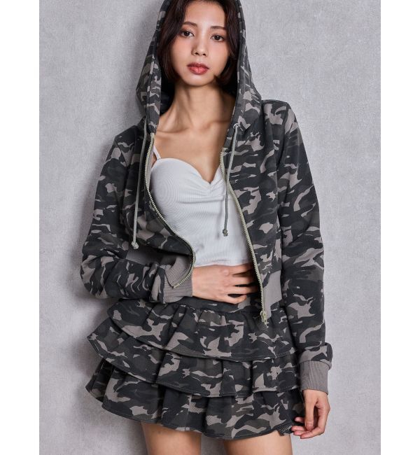 GYDA「NEW GYDA Shortラメパーカー」|パーカー|