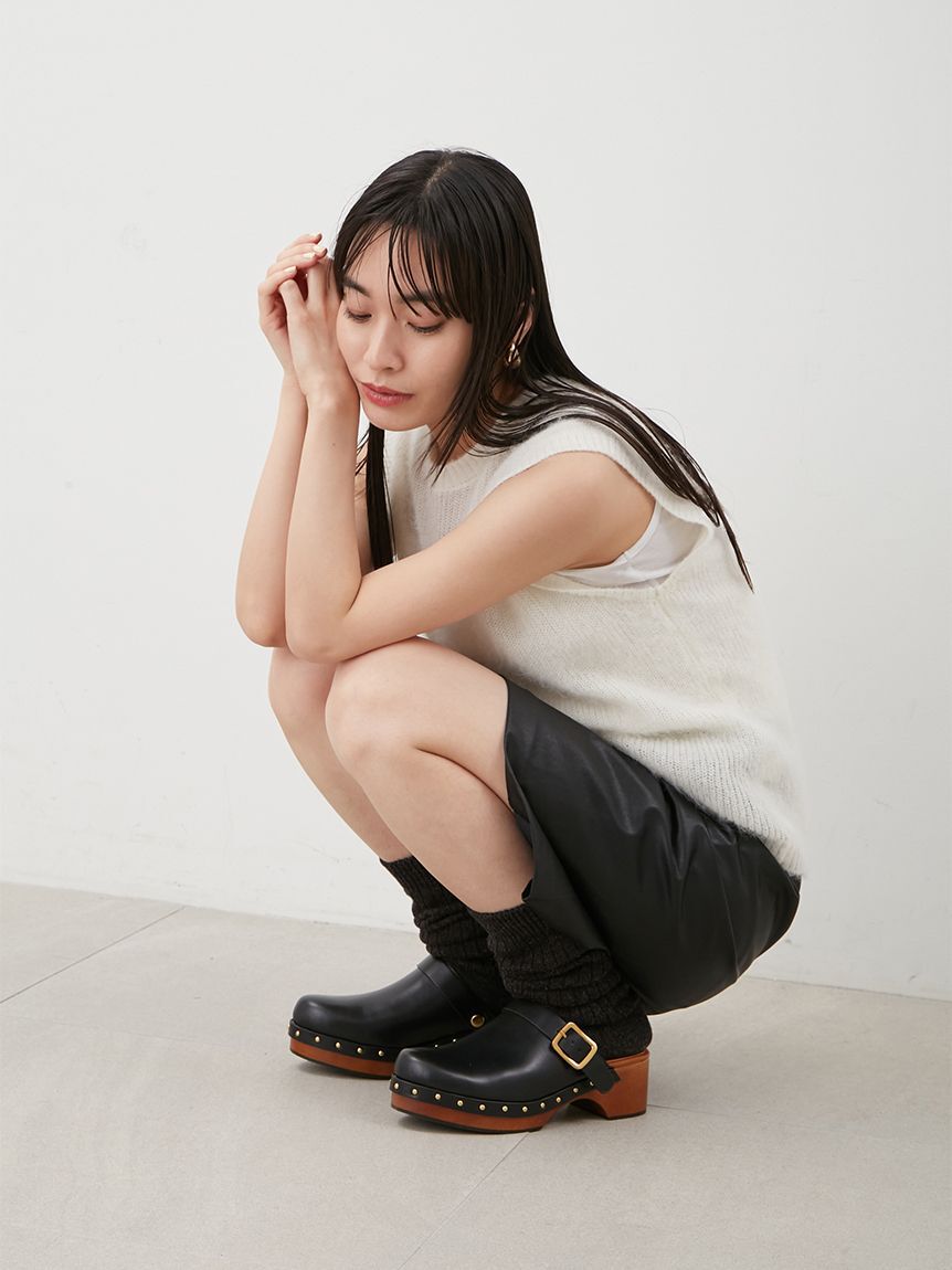 Mila Owen「リブハイソックス」|ソックス|