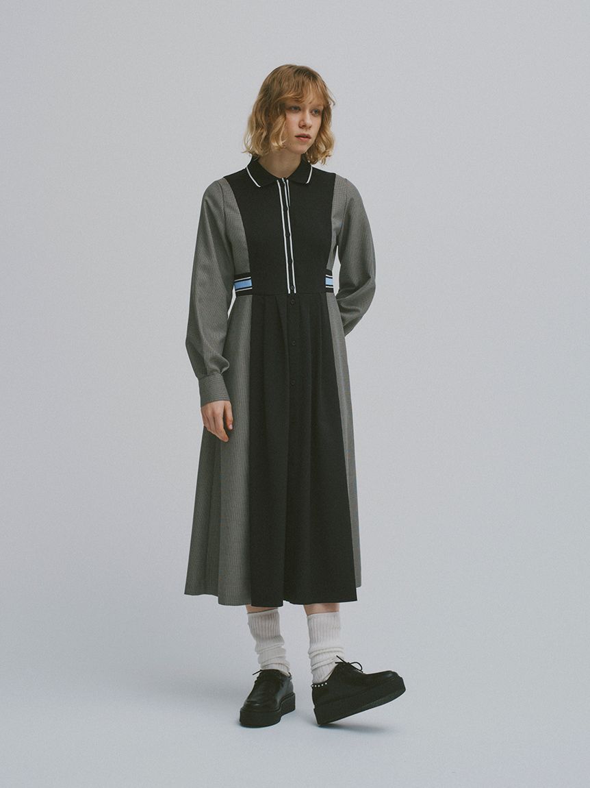 FURFUR「リブコンビシャツワンピース」|ワンピース|