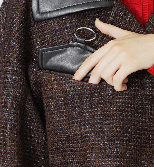  「ツイードショートトレンチブルゾン」|ブルゾン・スタジャン|