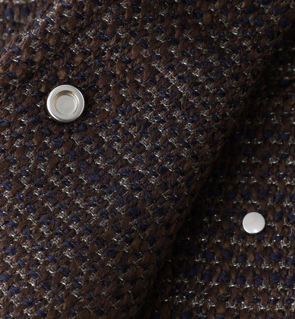  「ツイードショートトレンチブルゾン」|ブルゾン・スタジャン|