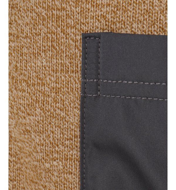 ikka「セーターフリースハーフスナッププルオーバー」|パーカー|