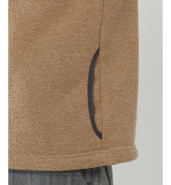 ikka「セーターフリースハーフスナッププルオーバー」|パーカー|