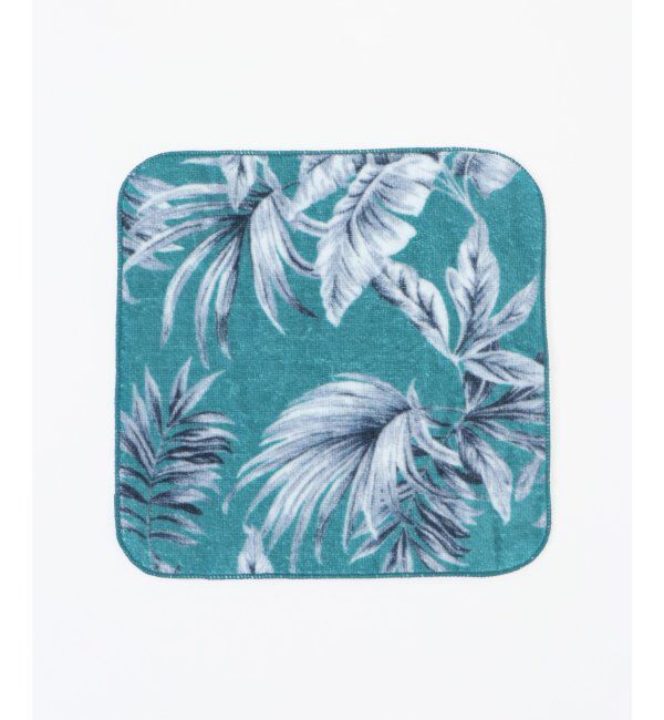 ikka「プリントハンカチ リーフ柄」|その他|