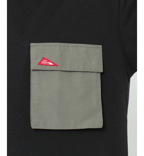 ikka「URBAN NATURE LIFE アーバンネイチャーライフ フラップポケットTシャツ」|Tシャツ・カットソー|