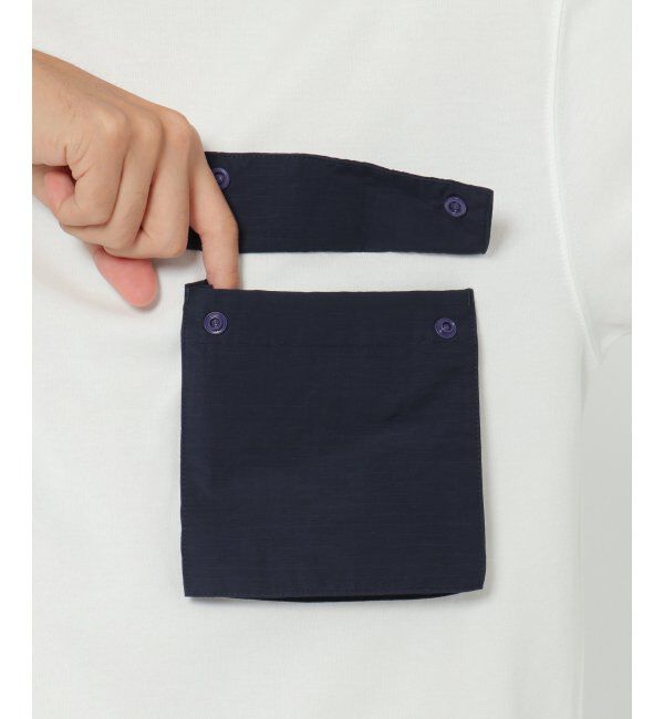 ikka「URBAN NATURE LIFE アーバンネイチャーライフ フラップポケットTシャツ」|Tシャツ・カットソー|