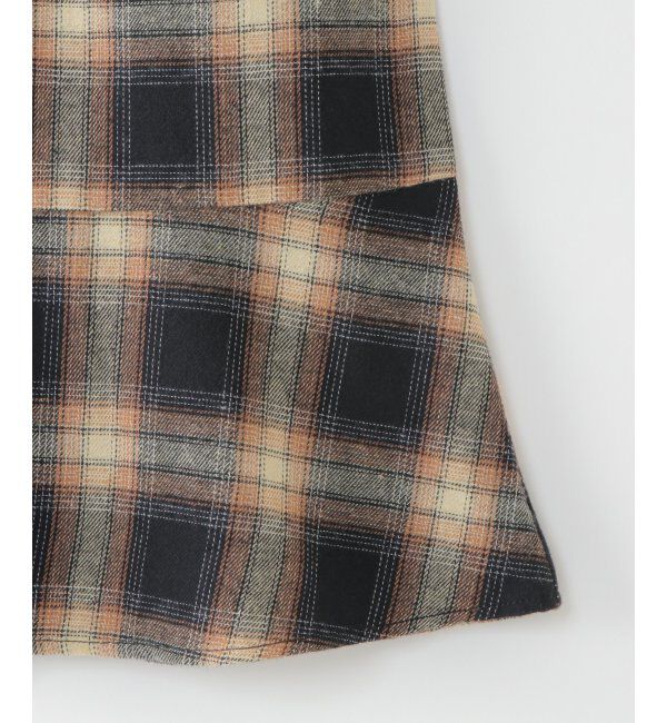 ikka kids「【キッズ】チェック柄マーメードスカート（120~160cm）」|スカート|