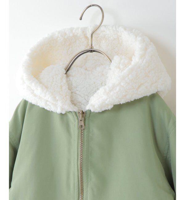 ikka kids「【キッズ】リバーシブルフードボアブルゾン（120~160cm）」|その他|