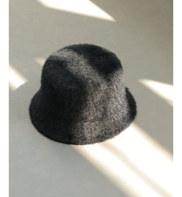 ikka「シャギーバケットハット」|その他|ブラック