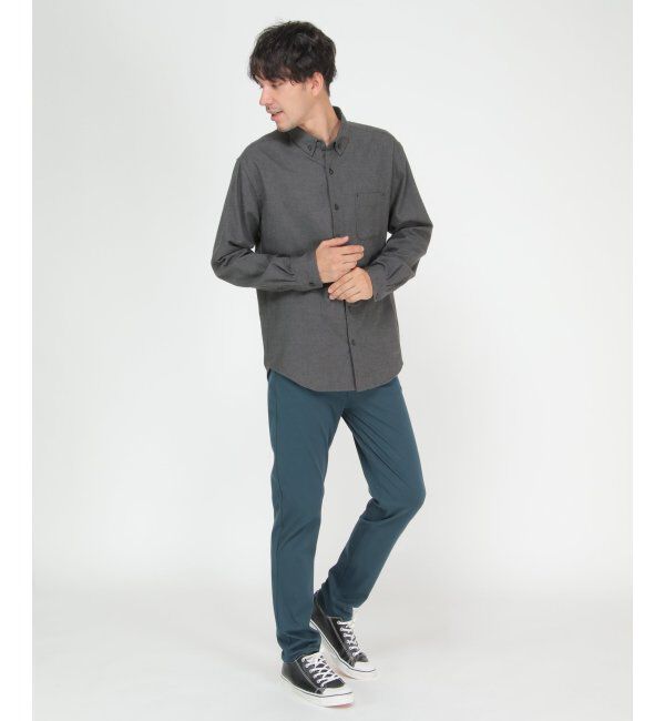 ikka「イージーケアフランネル無地シャツ」|シャツ・ブラウス|