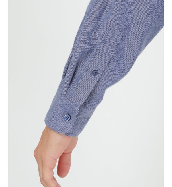 ikka「イージーケアフランネル無地シャツ」|シャツ・ブラウス|