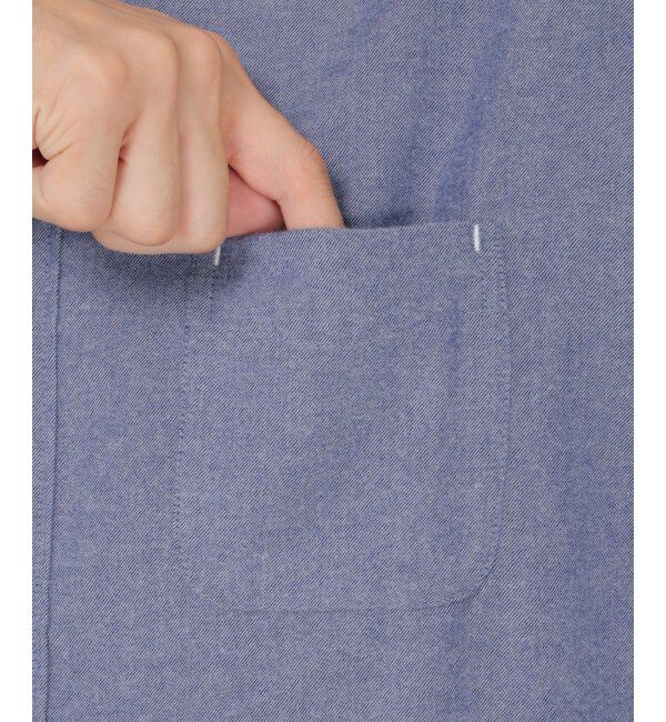 ikka「イージーケアフランネル無地シャツ」|シャツ・ブラウス|