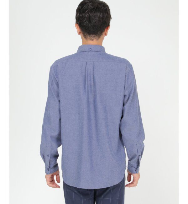 ikka「イージーケアフランネル無地シャツ」|シャツ・ブラウス|