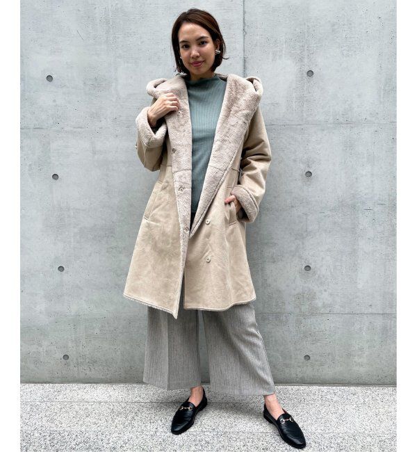 ikka「フェイクムートンコート」|その他|