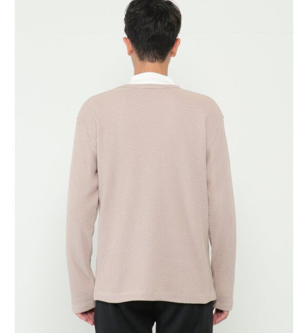 ikka「畦裏起毛トレーナーインナーセット」|パーカー|