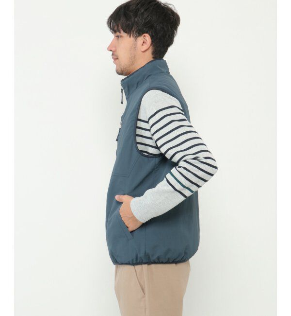 ikka「【撥水／2WAY】リバーシブルボアフリースベスト」|ダウンベスト・ベスト|