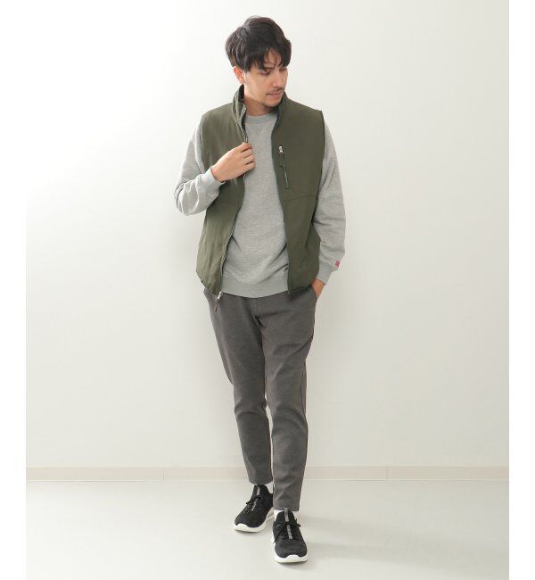 ikka「【撥水／2WAY】リバーシブルボアフリースベスト」|ダウンベスト・ベスト|