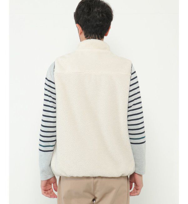 ikka「【撥水／2WAY】リバーシブルボアフリースベスト」|ダウンベスト・ベスト|