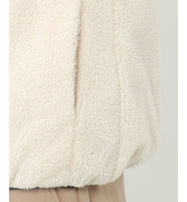 ikka「【撥水／2WAY】リバーシブルボアフリースベスト」|ダウンベスト・ベスト|