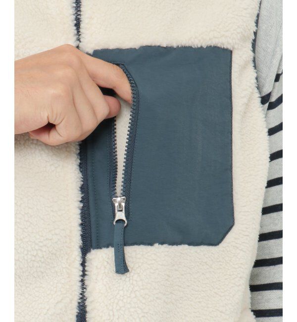 ikka「【撥水／2WAY】リバーシブルボアフリースベスト」|ダウンベスト・ベスト|