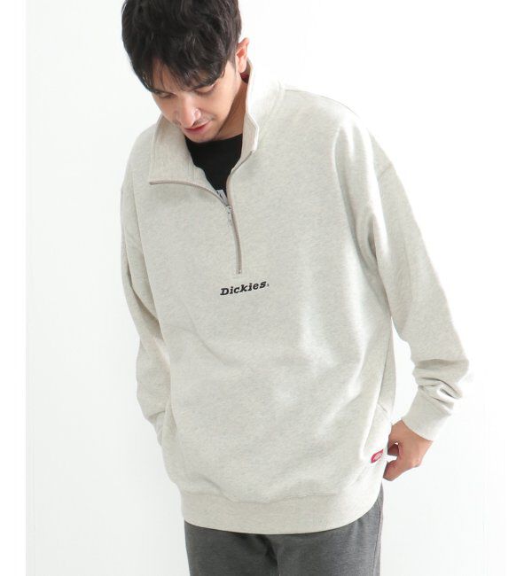 ikka「Dickies ディッキーズ ハーフジップトレーナー」|パーカー|