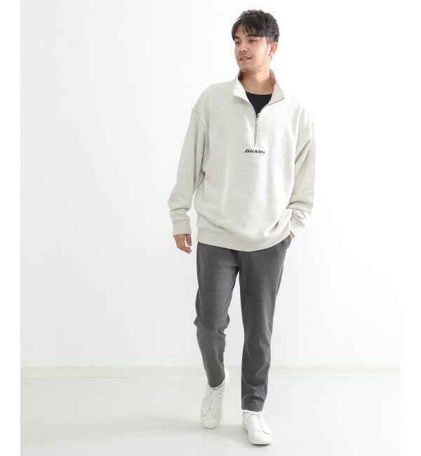 ikka「Dickies ディッキーズ ハーフジップトレーナー」|パーカー|