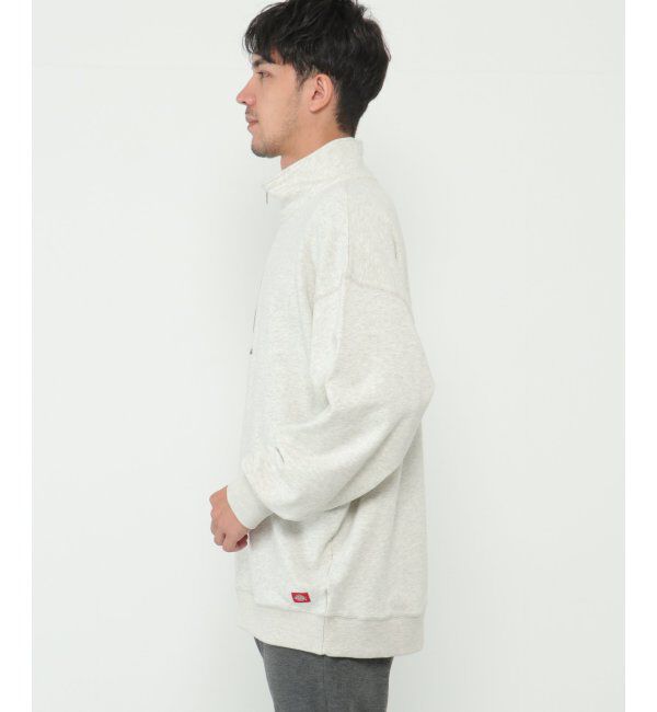 ikka「Dickies ディッキーズ ハーフジップトレーナー」|パーカー|