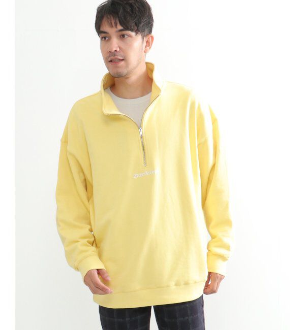 ikka「Dickies ディッキーズ ハーフジップトレーナー」|パーカー|