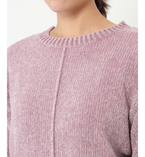 ikka「センターリンキングモールニット」|プルオーバー|