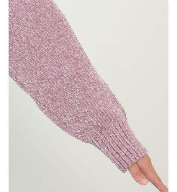 ikka「センターリンキングモールニット」|プルオーバー|