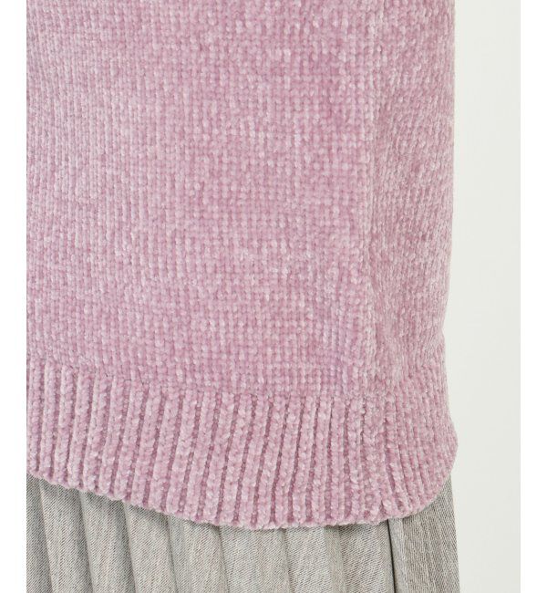 ikka「センターリンキングモールニット」|プルオーバー|