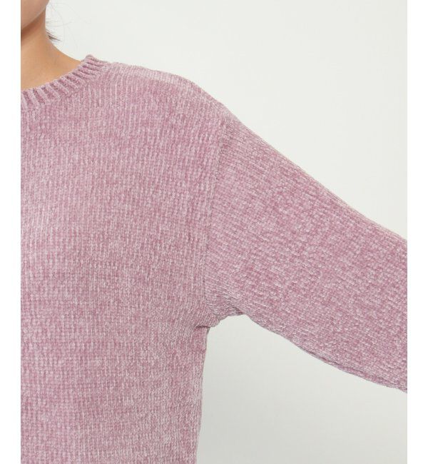 ikka「センターリンキングモールニット」|プルオーバー|