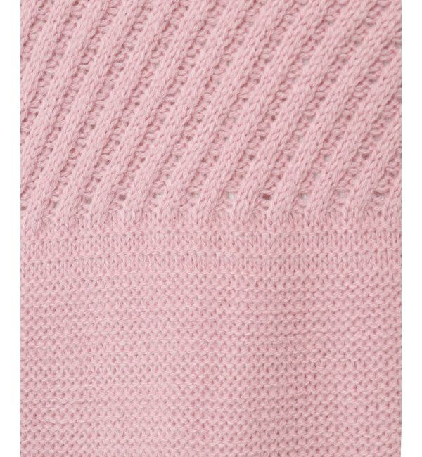 ikka「【洗濯機で洗える】ミックスジャガードニット」|プルオーバー|