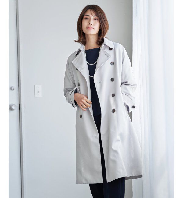 IKKA LOUNGE「撥水ロングトレンチコート」|その他|