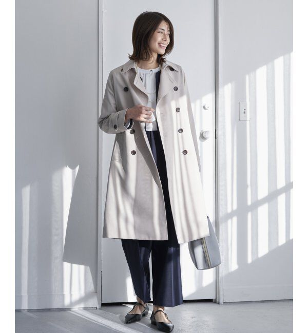 IKKA LOUNGE「撥水ロングトレンチコート」|その他|