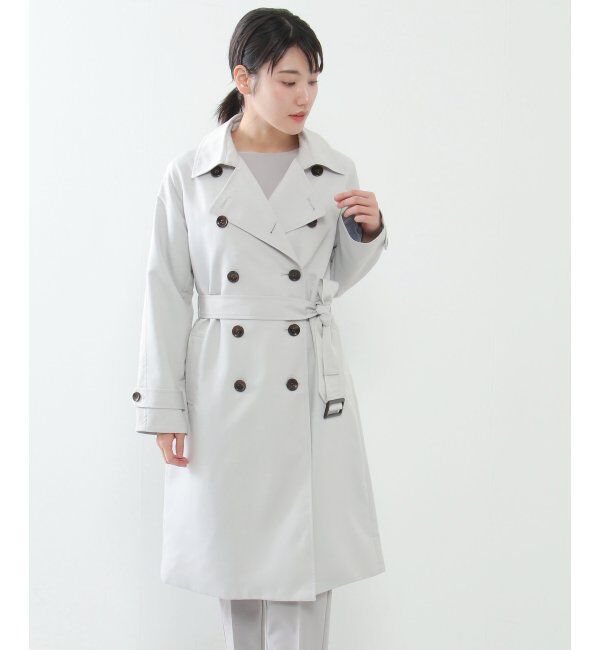 IKKA LOUNGE「撥水ロングトレンチコート」|その他|