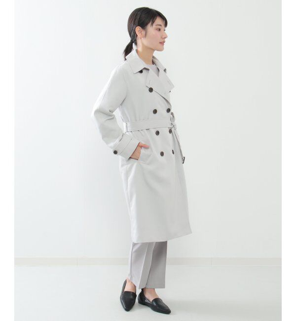 IKKA LOUNGE「撥水ロングトレンチコート」|その他|
