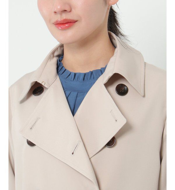 IKKA LOUNGE「撥水ロングトレンチコート」|その他|