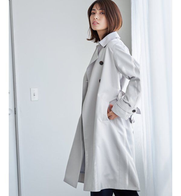 IKKA LOUNGE「撥水ロングトレンチコート」|その他|