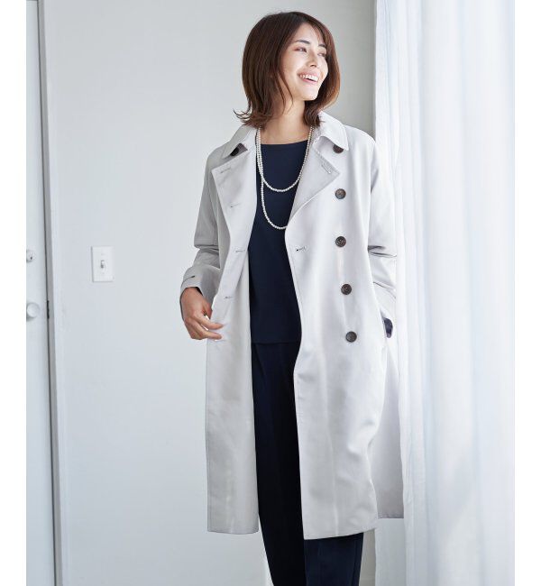 IKKA LOUNGE「撥水ロングトレンチコート」|その他|