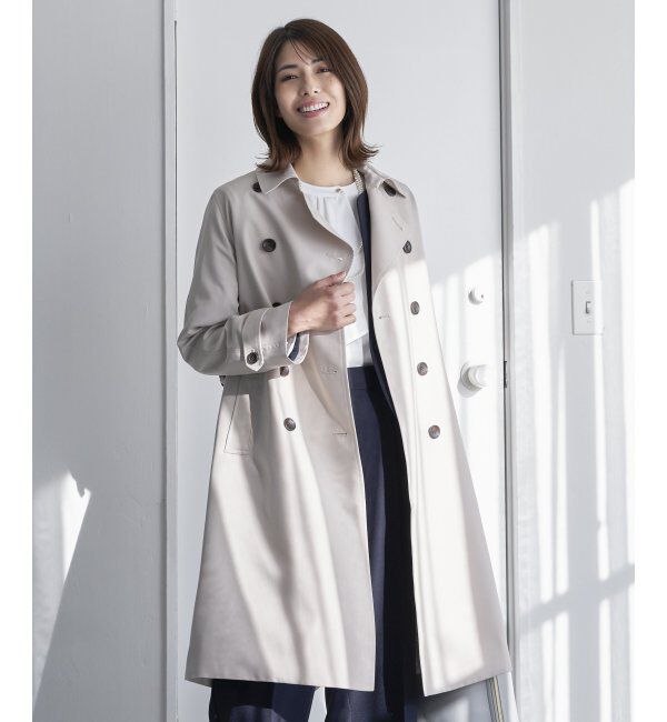 IKKA LOUNGE「撥水ロングトレンチコート」|その他|