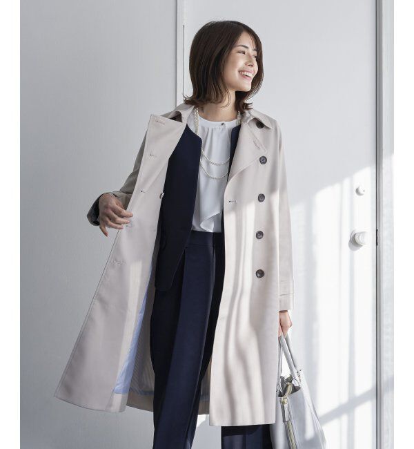 IKKA LOUNGE「撥水ロングトレンチコート」|その他|