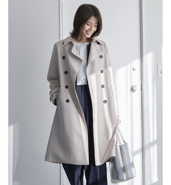 IKKA LOUNGE「撥水ロングトレンチコート」|その他|