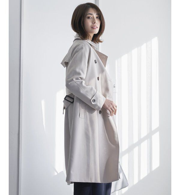 IKKA LOUNGE「撥水ロングトレンチコート」|その他|