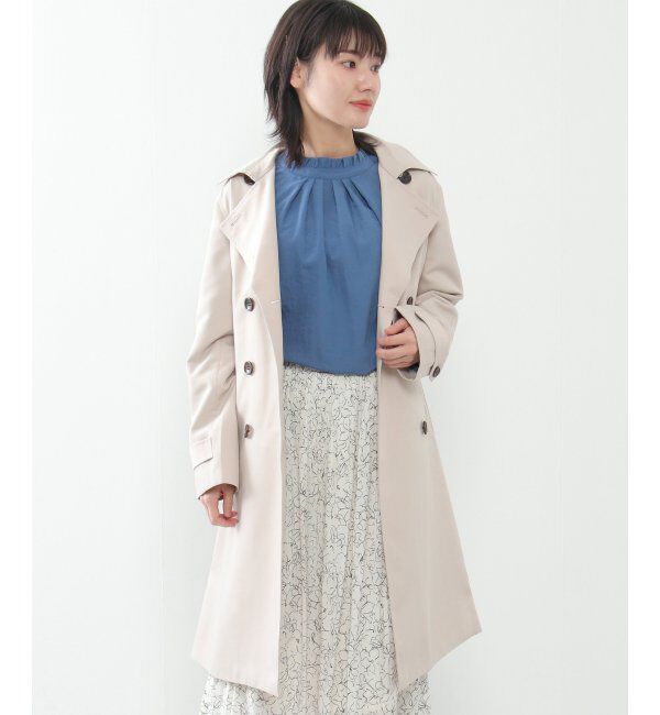 IKKA LOUNGE「撥水ロングトレンチコート」|その他|