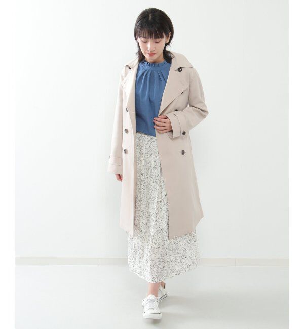 IKKA LOUNGE「撥水ロングトレンチコート」|その他|