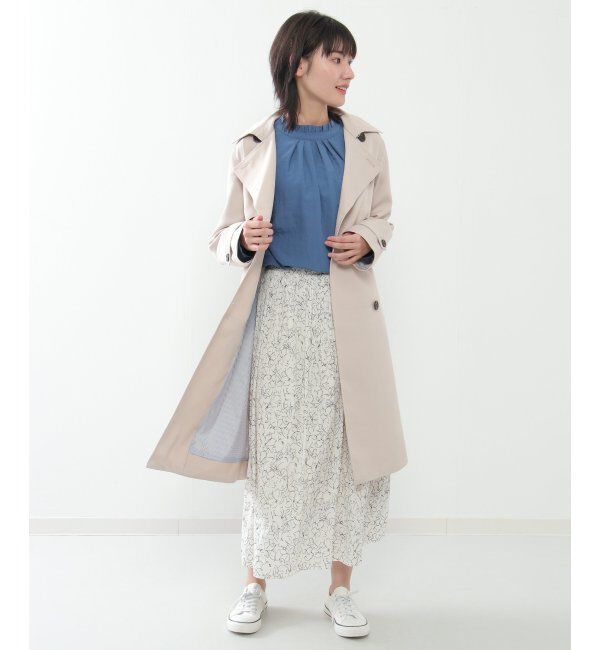 IKKA LOUNGE「撥水ロングトレンチコート」|その他|