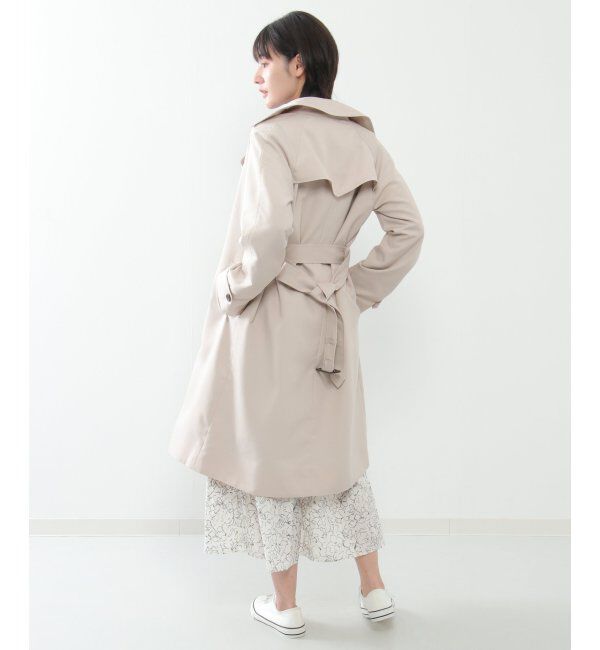 IKKA LOUNGE「撥水ロングトレンチコート」|その他|