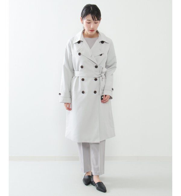 IKKA LOUNGE「撥水ロングトレンチコート」|その他|