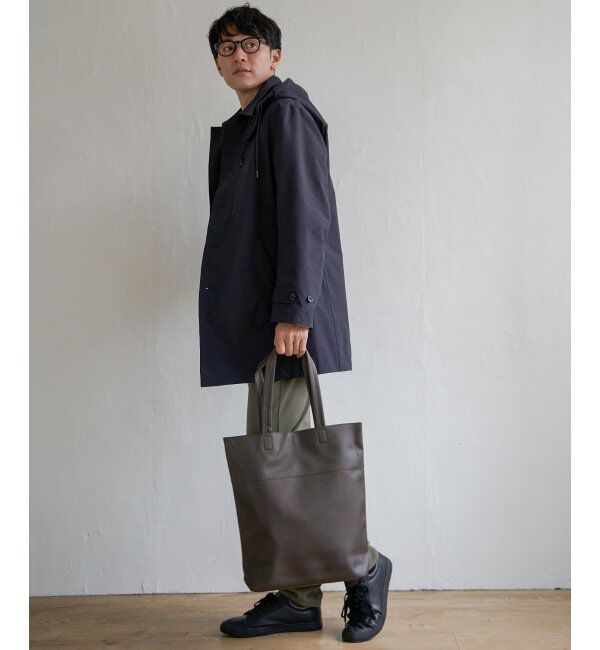 ikka「レザータッチサフィアーノトート」|その他|